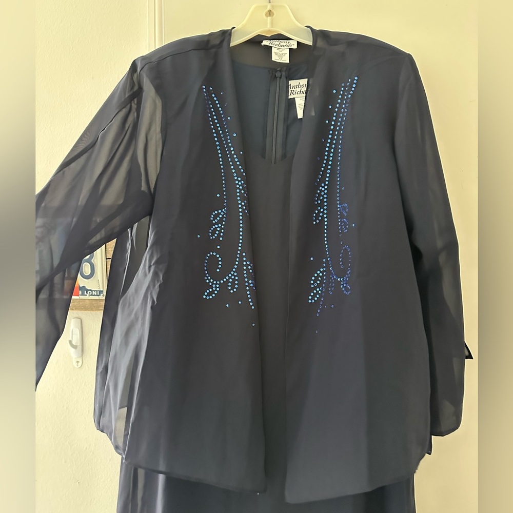 Two piece women’s formal dress